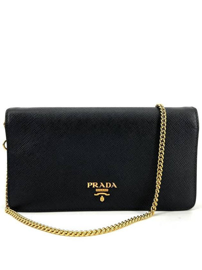 Saffiano gold mini cross bag woc 1zh029 - PRADA - BALAAN 2