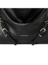 Voyou Medium Leather Shoulder Bag Black - GIVENCHY - BALAAN 8