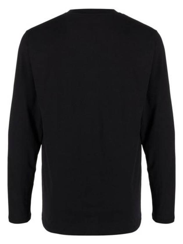 Crew Neck Cotton Modal Long Sleeve T-Shirt Black - TOM FORD - BALAAN 5