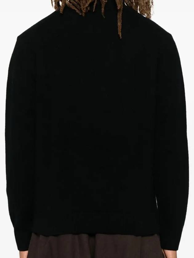 Maison Kitsune Bold Fox Head Patch Men s Wool Knit NM00805 P199 - POLO RALPH LAUREN - BALAAN 4