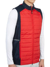 Golf Kenny Hybrid Vest Barbados Cherry - J.LINDEBERG - BALAAN 5