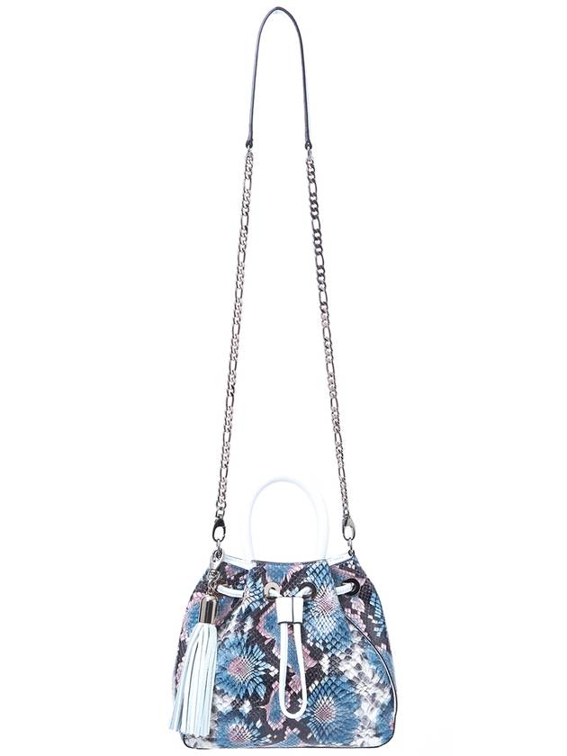 Alice in Wonderland Drawstring Calendula Bay Bucket Bag Blue - DONIRAY - BALAAN 4