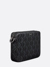 CD Diamond Triple Saddle Pouch Cross Bag Black - DIOR - BALAAN 4