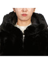 State Bunny Fur Jacket Black - MOOSE KNUCKLES - BALAAN 11