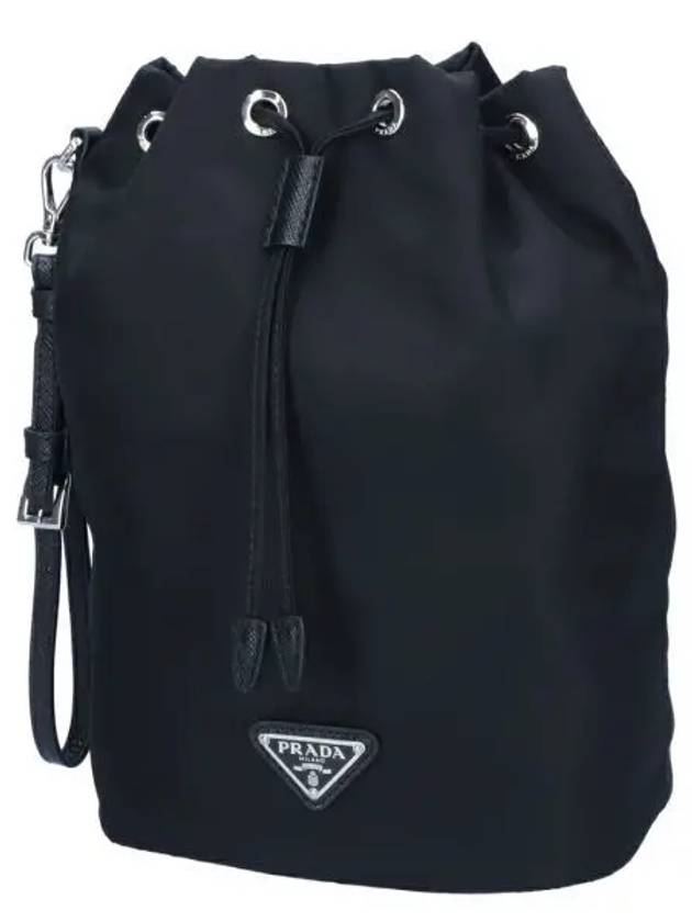 Re-Nylon Drawstring Pouch Black - PRADA - BALAAN 2