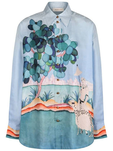 Zimmermann Printed Silk Shirt - ZIMMERMANN - BALAAN 1