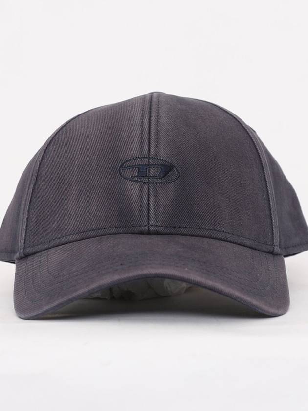 C Run Wash Logo Ball Cap Navy - DIESEL - BALAAN 4