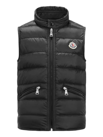 Grilled down vest black - MONCLER - BALAAN 1