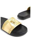 Greca Medusa Band Slide Slippers Gold - VERSACE - BALAAN 6