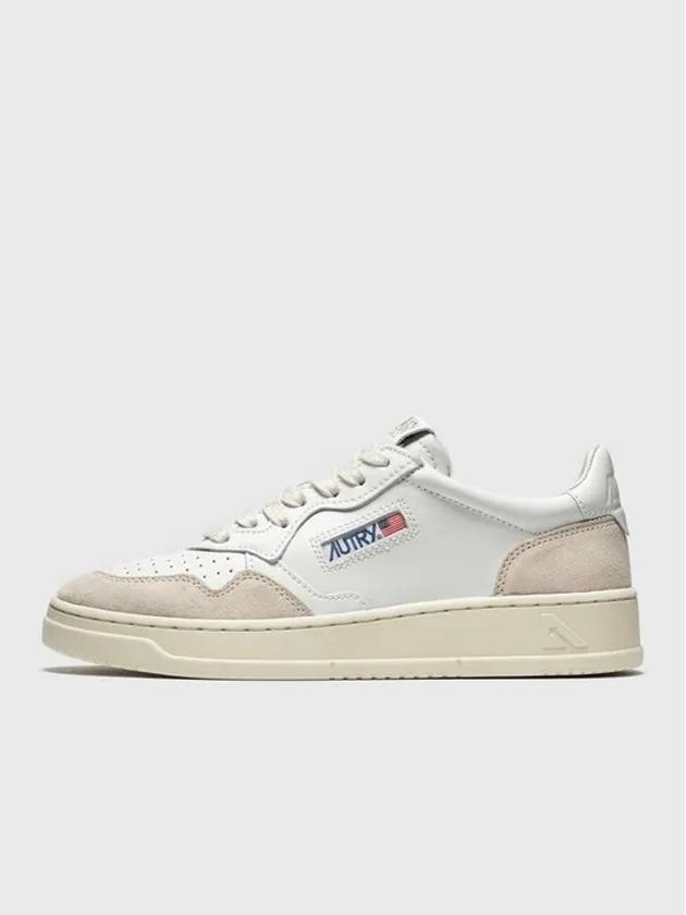 Medalist Suede Low Top Sneakers White - AUTRY - BALAAN 2