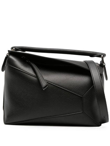 Classic Calfskin Small Puzzle Tote Bag Black - LOEWE - BALAAN 1