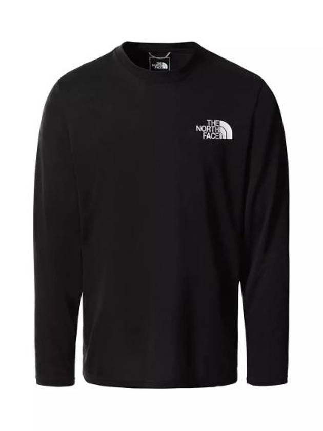 Men's Reaxion AMP Crew Neck Long Sleeve T-Shirt Black - THE NORTH FACE - BALAAN 2