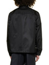 Triangle Logo Re-Nylon Long Sleeve Shirt Black - PRADA - BALAAN 6