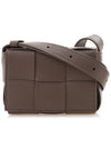 Intrecciato Cassette Small Cross Bag Taupe Grey - BOTTEGA VENETA - BALAAN 2