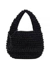 Logo Charm Popcorn Tote Bag Black - JW ANDERSON - BALAAN 2