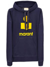 24SS Miley Overfit Hooded Sweatshirt SW0027HAB - ISABEL MARANT - BALAAN 1