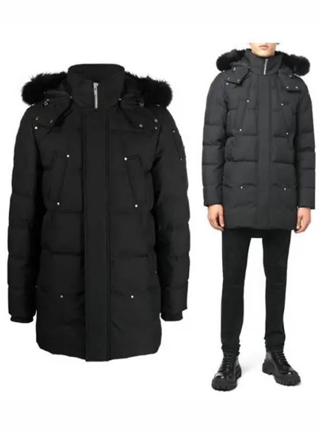 Men's Jackson Cloud Parka Black Fox Fur Black - MOOSE KNUCKLES - BALAAN 2