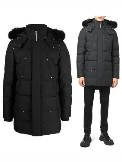 Men's Jackson Cloud Parka Black Fox Fur Black - MOOSE KNUCKLES - BALAAN 2