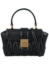 Materasse Nappa Leather Mini Shoulder Bag Black - MIU MIU - BALAAN 2