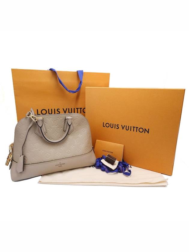 Women s Louis Vuitton M44885 Tourtel Beige Monogram Empreinte Neo Alma PM Tote 2WAY gt bag Gangbuk used luxury goods - LOUIS VUITTON - BALAAN 3