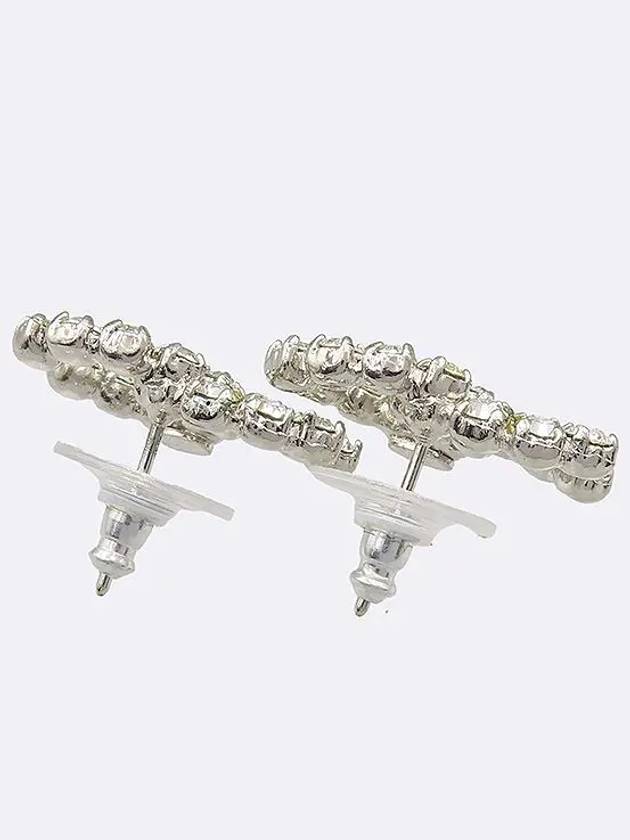 CC logo crystal embellished earrings - CHANEL - BALAAN 3