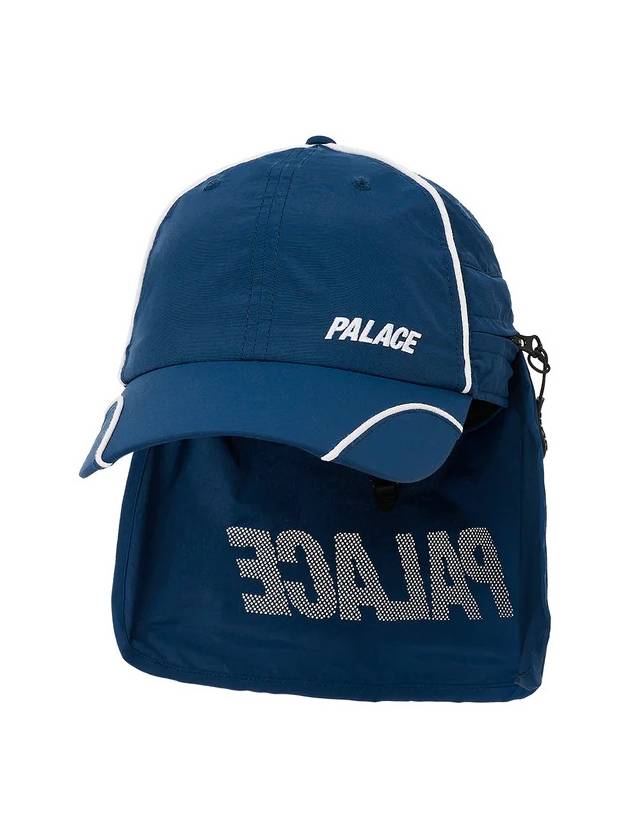 Font Zip Shell Neck Saver 6Panel Navy - PALACE - BALAAN 1