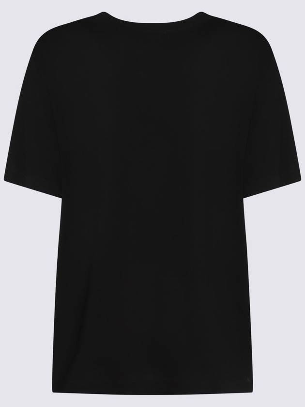 Fabiana Filippi Black Viscose T-Shirt - FABIANA FILIPPI - BALAAN 2