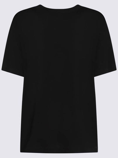 Fabiana Filippi Black Viscose T-Shirt - FABIANA FILIPPI - BALAAN 2