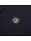 Men's Two Line Wappen Patch Cotton Short Sleeve Polo Shirt Navy - STONE ISLAND - BALAAN 5