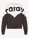 W Isabel Marant Houston Two tone Sweatshirt Faded Black SW0006FA A1M08E 02FK - ISABEL MARANT - BALAAN 2