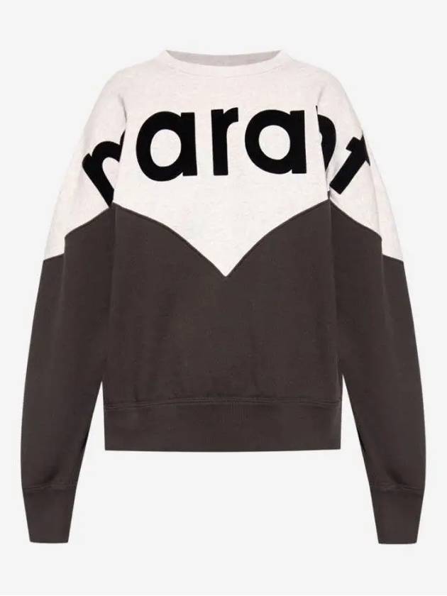 W Isabel Marant Houston Two tone Sweatshirt Faded Black SW0006FA A1M08E 02FK - ISABEL MARANT - BALAAN 2