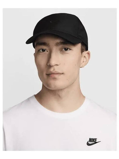 Club Unstructured Swoosh Ball Cap Black - NIKE - BALAAN 2