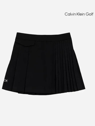 Women s unbalanced pleated skirt CA2CL240702 - CALVIN KLEIN GOLF - BALAAN 1