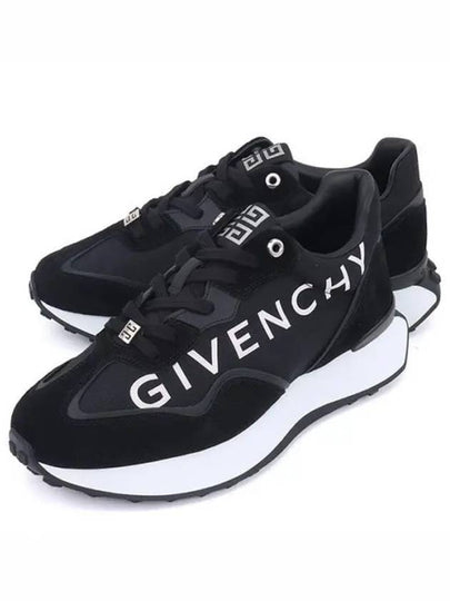 GIV Runner Low Top Sneakers Black - GIVENCHY - BALAAN 2