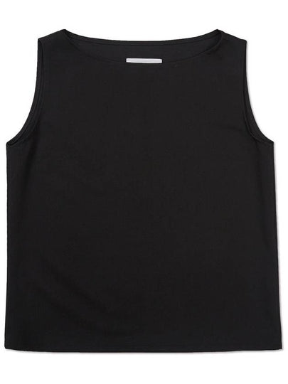 Wool blended sleeveless blouse BLACK - WEST GRAND BOULEVARD - BALAAN 2