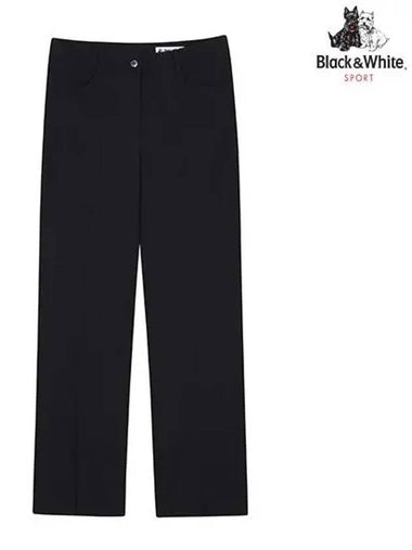 semi-boot cut police pants 5914LZSSBLACK - BLACK&WHITE - BALAAN 1