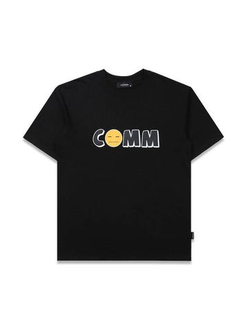 Smile T-Shirt Black - COMMONZ - BALAAN 1