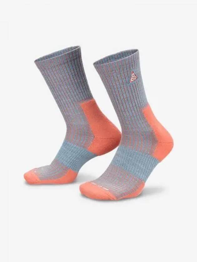 ACG Everyday Cushion Crew Socks 1 Pair Denim Turkoise - NIKE - BALAAN 2