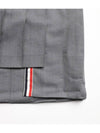 4 Bar Logo Plain Weave Wool Pleated Skirt Grey - THOM BROWNE - BALAAN 8