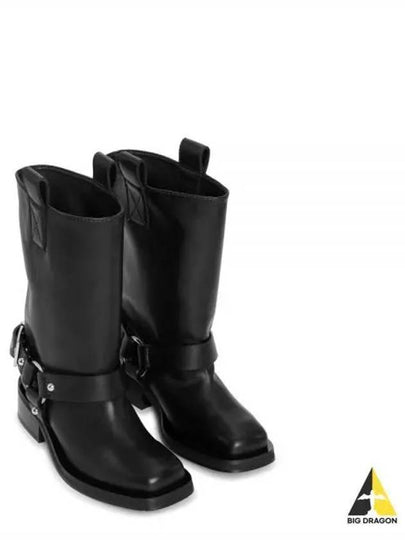 Shaft Boots Middle Boots Black - GANNI - BALAAN 2