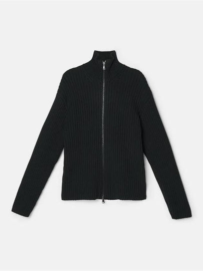 Kellan Full Zip Cotton Knit Top Black - J.LINDEBERG - BALAAN 2