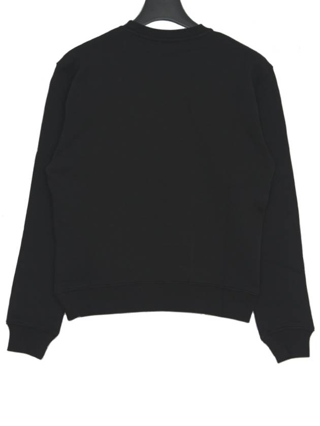 Box Logo Cotton Sweatshirt Black - MSGM - BALAAN 6