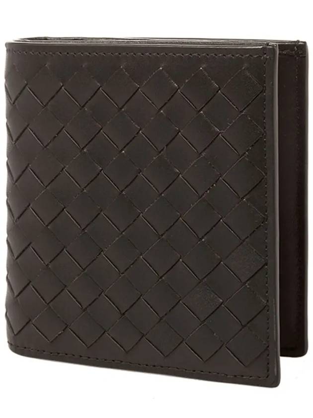 Intrecciato Small Folder Half Wallet Brown - BOTTEGA VENETA - BALAAN 4