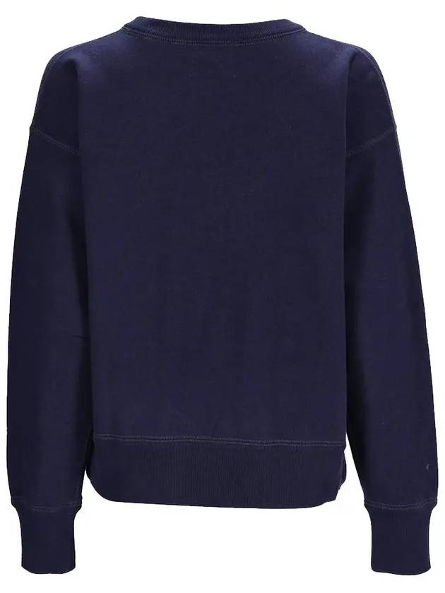 MOBYLI Brushed Sweatshirt Navy Yellow SW0011FA B1M12E NVYW - ISABEL MARANT - BALAAN 3