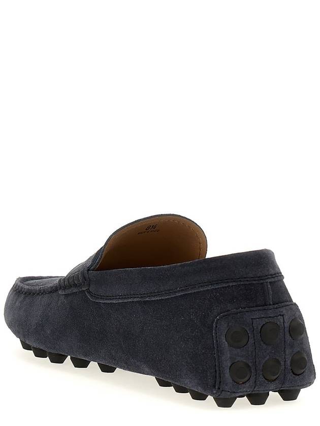 Gommino Bubble Suede Driving Shoes Blue - TOD'S - BALAAN 4