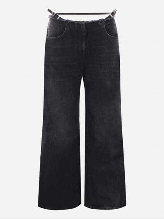 Denim Straight Pants BW513Z5Y3P 001 BLACK - GIVENCHY - BALAAN 2