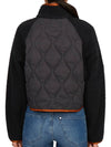 Dayana Quilted Zip-Up Jacket Black - UGG - BALAAN 6