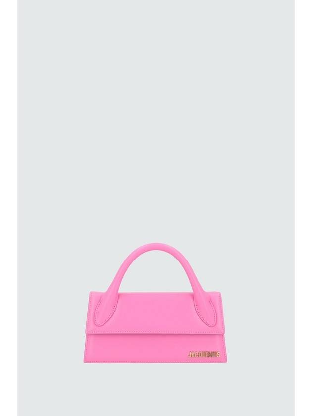 Le Chiquito Long Leather Tote Bag Pink - JACQUEMUS - BALAAN 1