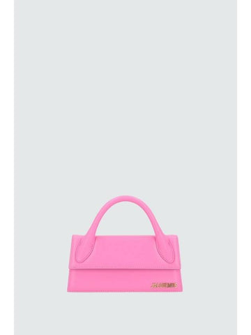 Le Chiquito Long Leather Tote Bag Pink - JACQUEMUS - BALAAN 1