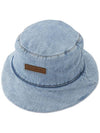 Logo Denim Bucket Hat Light Blue - ACNE STUDIOS - BALAAN 2